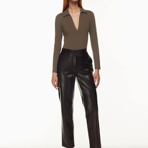 Navy Aritzia Bodysuit